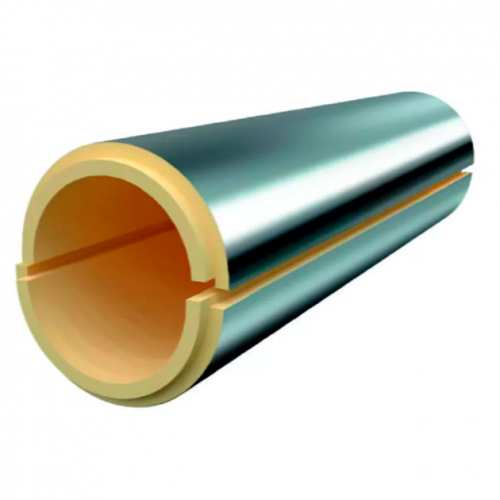 Скорлупа ППУ фольгированная для прямых участков 25х36 мм в Новосибирске
