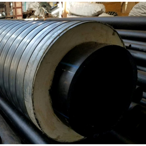 Труба в ППУ изоляции ПНД в полиэтиленовой оболочке SDR 17 10 PN ПЭ 100 225х13,4х355х5,6х59,4 мм